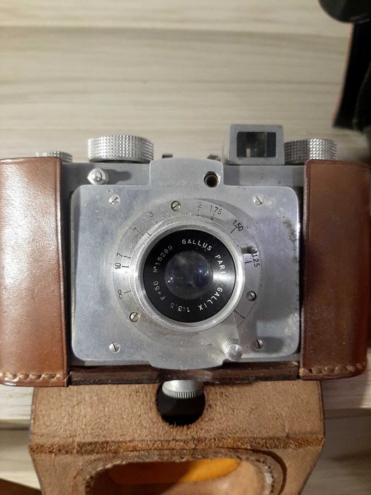 Máquina fotografica vintage Gallus