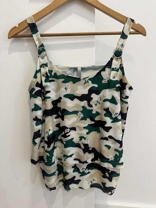 Top Tiffosi camuflado, tamanho S (NOVO)