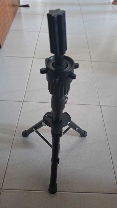 Mini tripé para cabeça de manequim