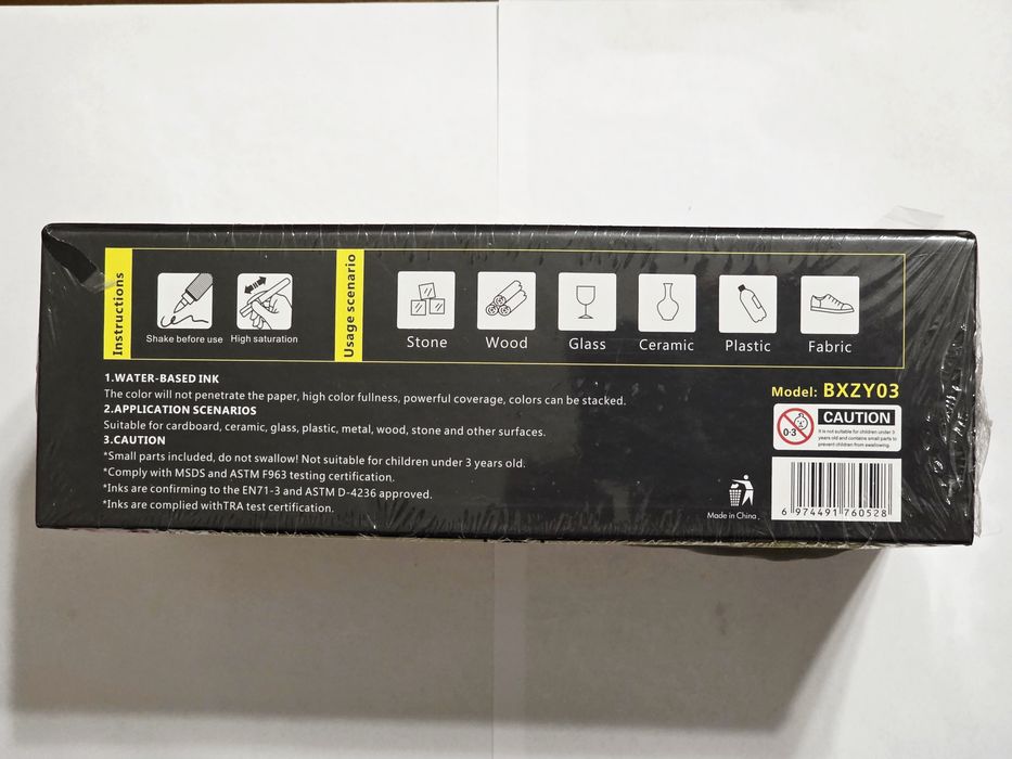 Маркер пензлик  акриловий 120 шт