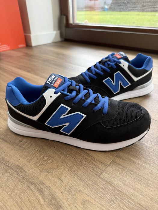 Buty Męskie Adidasy Sportowe Sneakersy Czarne 16B •  Rozm. 45 -29 cm • Szybka Wysyłka!