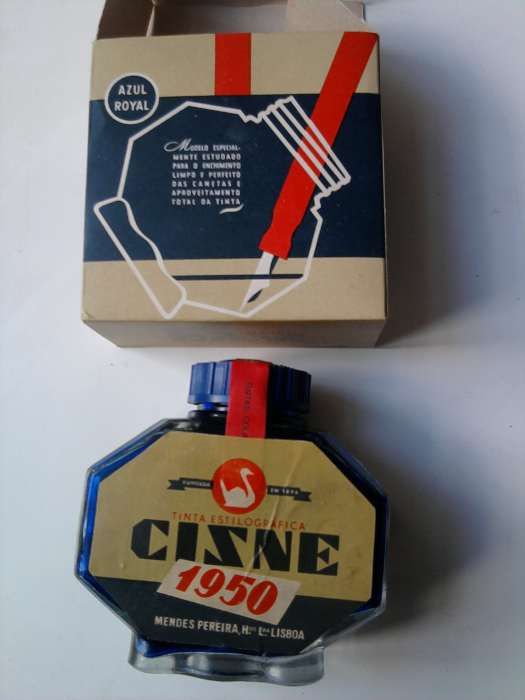 Tinteiro antigo Cisne