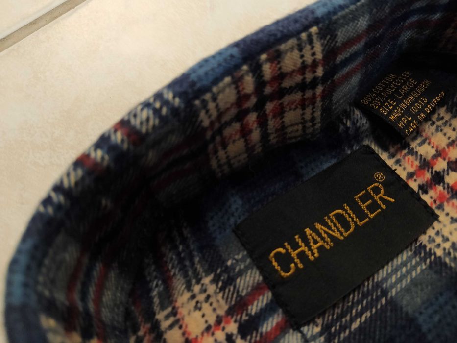 CHANDLER USA - NOWA! Koszula Męska Flanelowa rozmiar XL