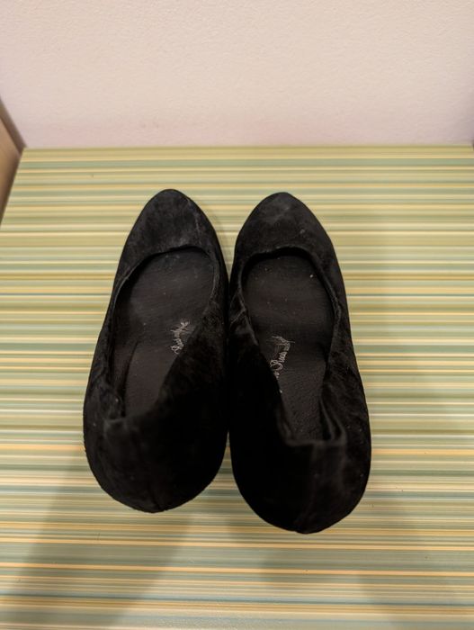 Buty na obcasie czarne 37
