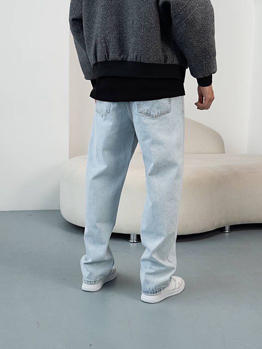 Джинси чоловічі, джинсы мужские свободные широкие relaxed jeans M