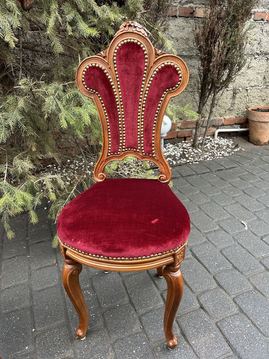 Stylowe Krzesła Ludwikowskie Krzesełko Ludwik Do Toaletki Lub Ozdobne