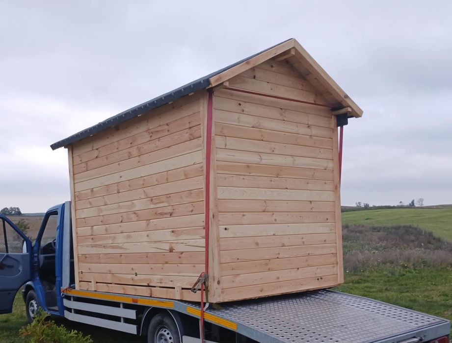 Golebnik 3x2 m Dach dwuspadowy z rusztem