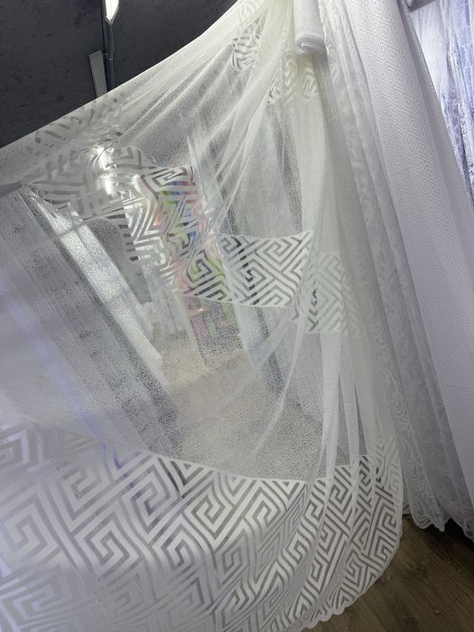 Жакард гіпюр тюль тюлі штори жакарди сітка льон бамбук турция