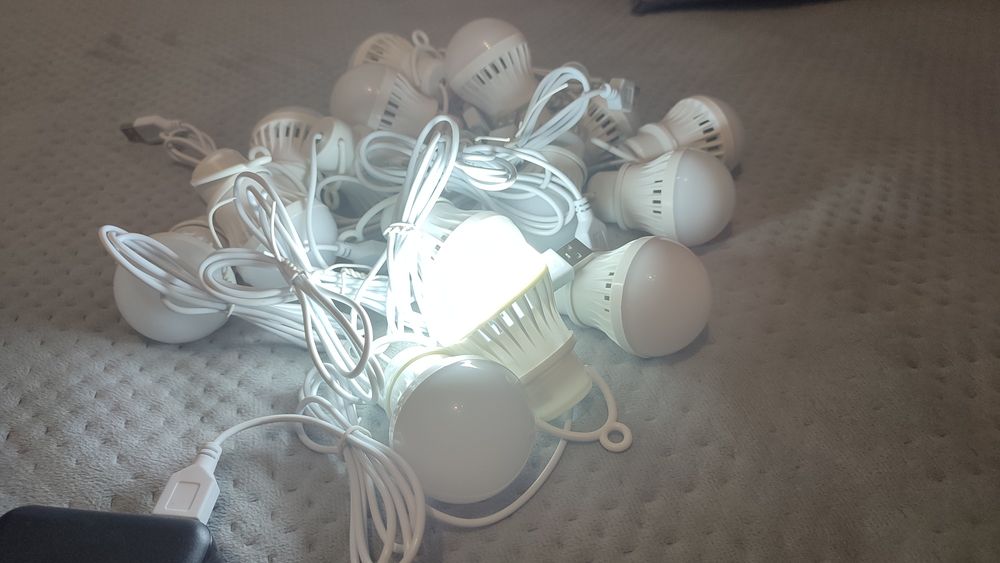USB лампочка. Лампочка до павербанка.