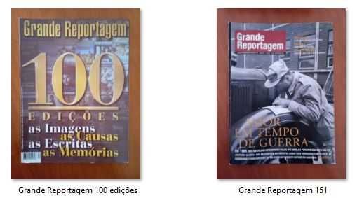 Revistas de informação e fotografia