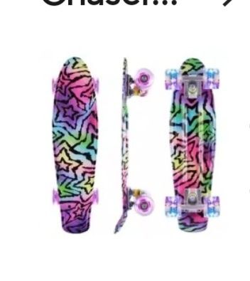 Skate novo com luzes