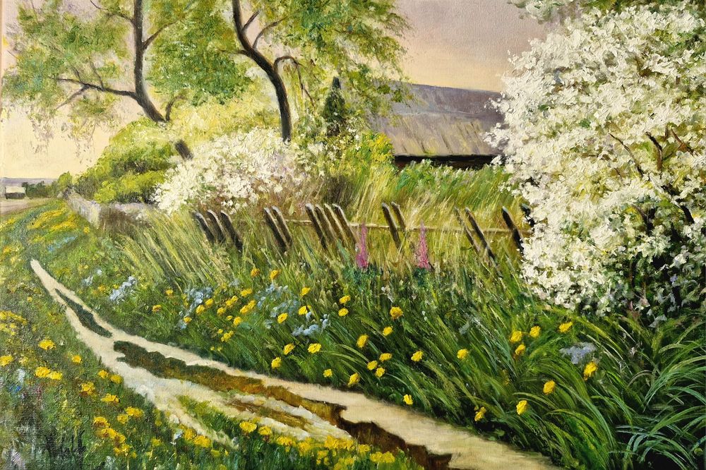 Obraz olejny Wiosna
