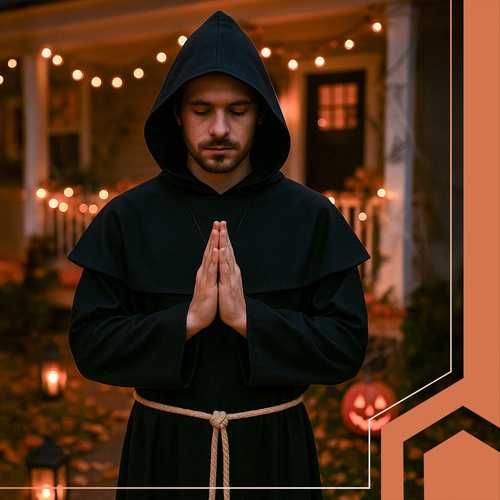 Strój mnicha na Halloween kostium przebranie jasełka karnawał