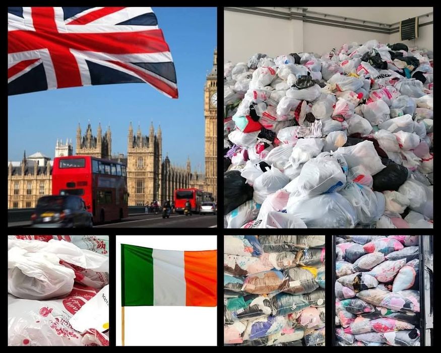 Hurtownia Odzieży używanej  od 9.50 zł kg Irlandia, Anglia