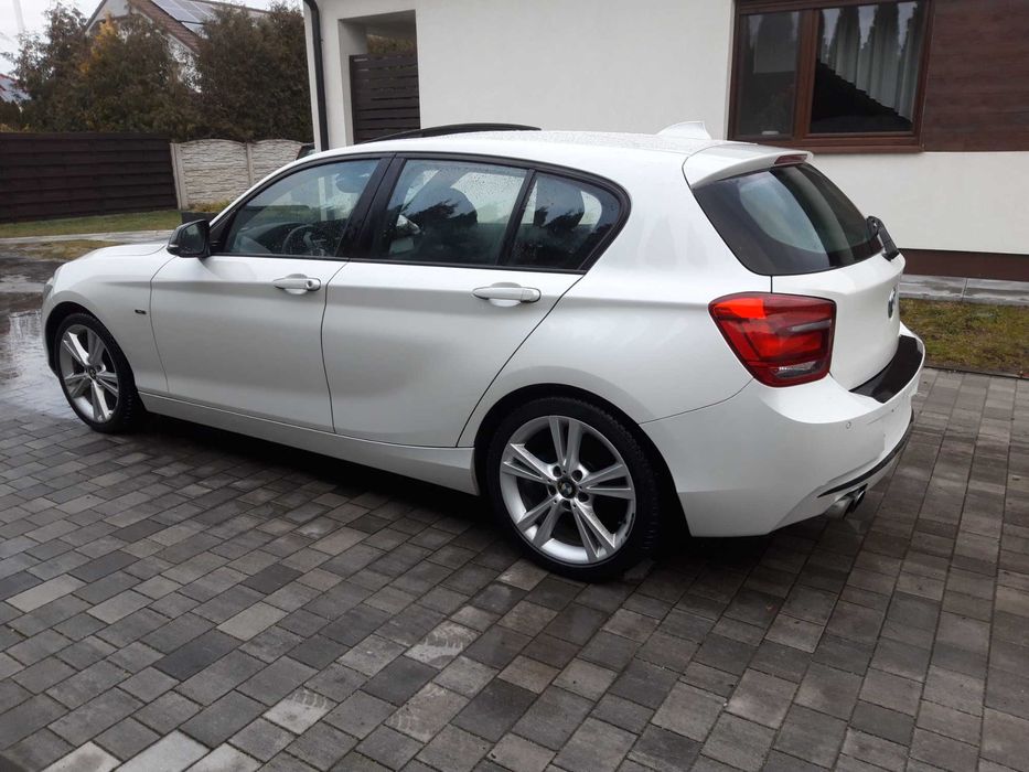 BMW 1 F20 118i Sport Edition Biala perła