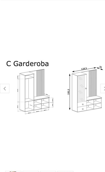 Garderoba do przedpokoju