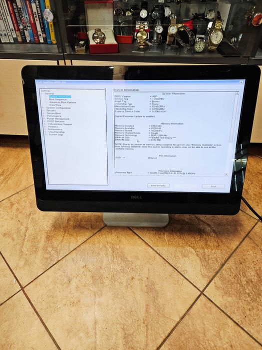 Dell OptiPlex 9020 All-In-One – BEZ DYSKU – i3 / 8GB RAM