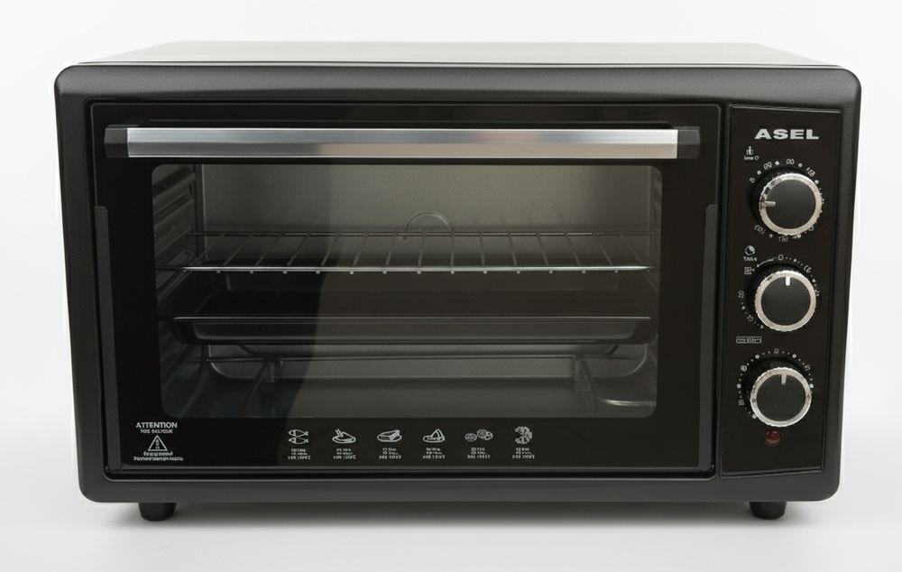 Электродуховка Asel AF50-33 1500 Вт турецкая электропечь с подсветкой