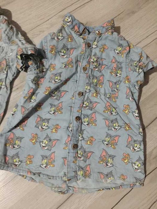 Koszule bliźniaki 92 Tom&Jerry