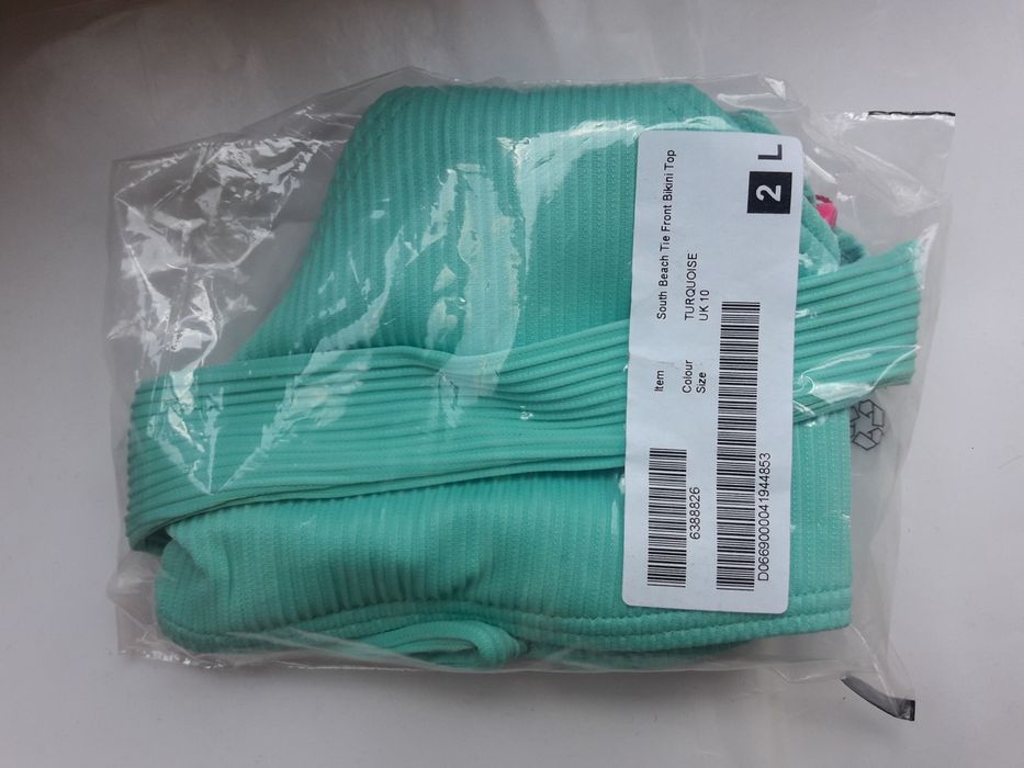 Купальник South Beach, ASOS , бирюзовый, UK 10/ US 6 / 38, S-M