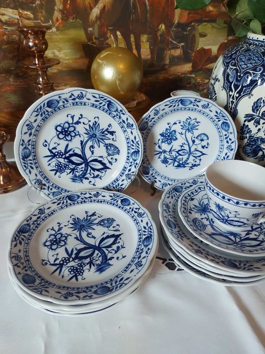Порцеляна, Синя цибуля , Синий лук, від Kahla,Tirschenreuth