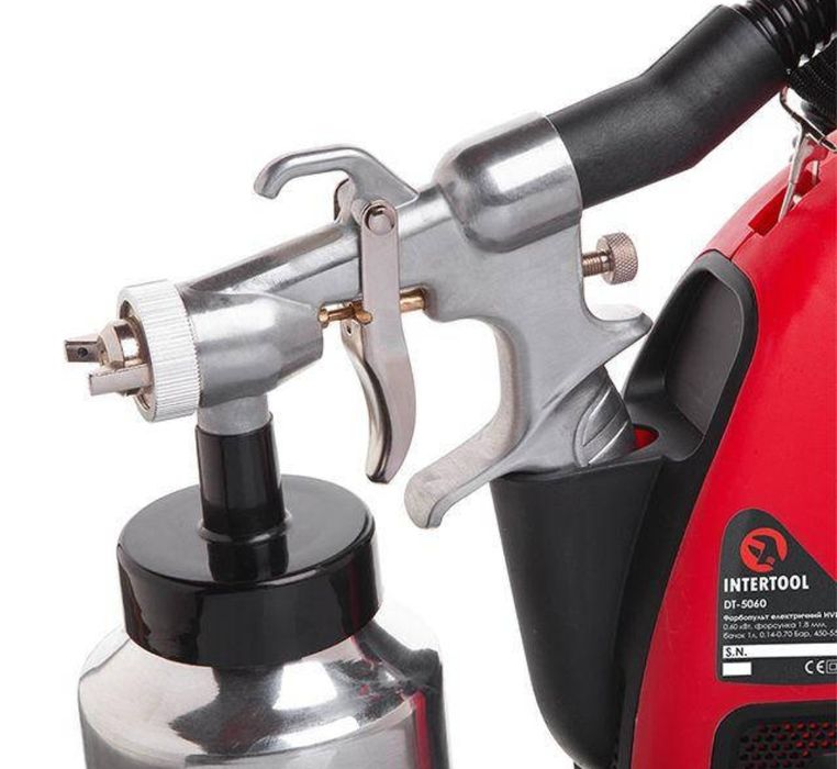 Краскопульт электрический Intertool DT-5060 Покрасочный пистолет. 
Нов