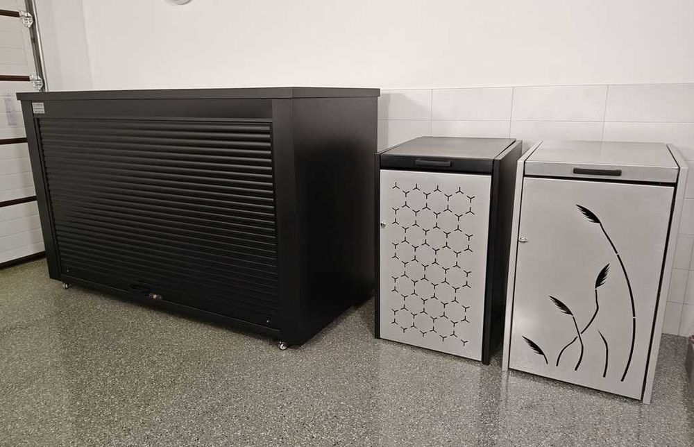 Schowek na rowery i sprzęt – nowoczesny box ogrodowy z montażem
