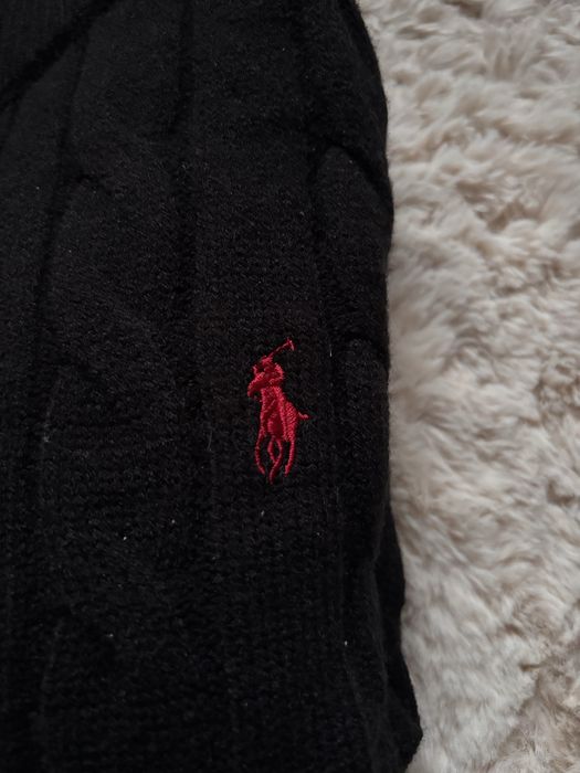 Ralph Lauren sweter męski czarny zip M nowy z metką