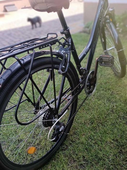 Rower trekkingowy młodzieżowy, rama alu, 21 biegów