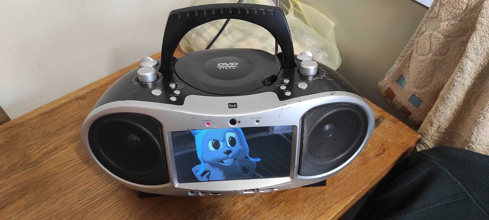 Boombox DUAL radio cd, dvd, mp3