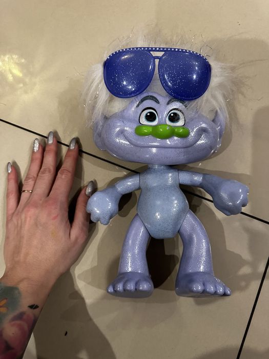 Zabawka lalka Troll Gwidon Diament 30 cm