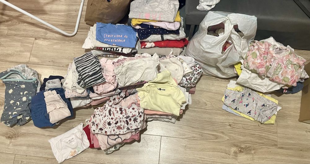 Paczka ubranek dziewczecych rozmiar 62