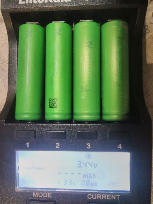 Среднетоковые Sony Murata 18650 аккумулятор аккамулятор сони