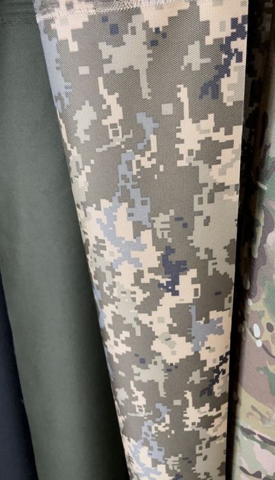 Тканина Полікордура Кордура 900д пу мультикам піксель койот військова