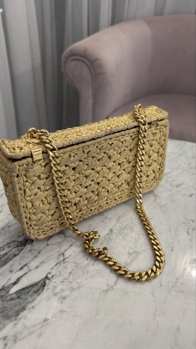 Сумка соломенная  celine