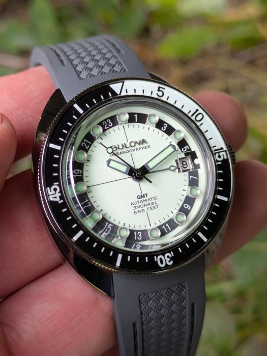 Zegarek Bulova Oceanographer szafir GMT automatyczny
