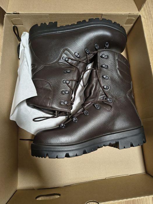 Buty wojskowe brązowe.