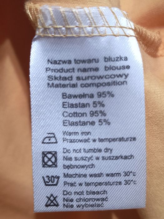 Bluzka bawełniana wiązana rozmiar S/M