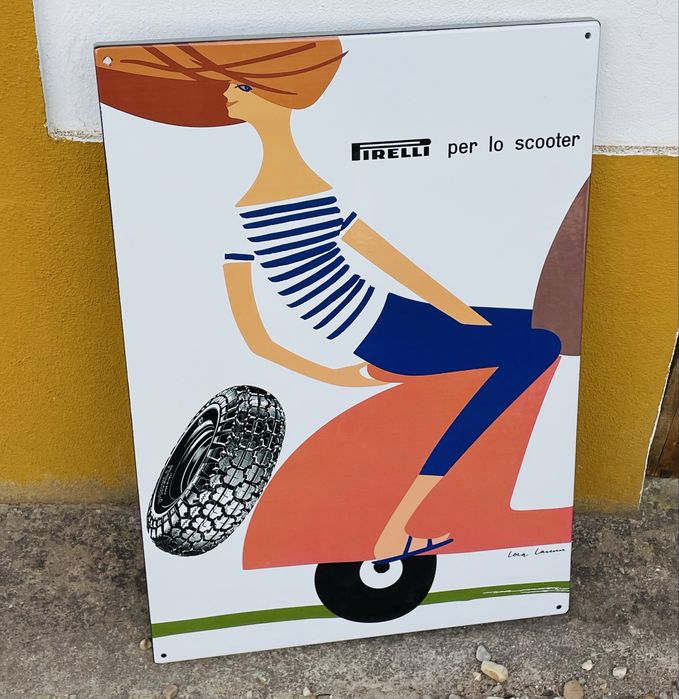 Placas esmaltadas Pirelli by Lora Lamm