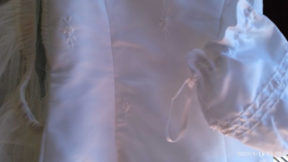 Vestido de 1ª comunhão impecável