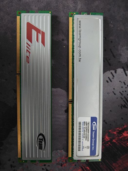 Оперативна пам'ять ОЗУ 8 ГБ (2*4ГБ) DDR3 1333MHZ Team Elite