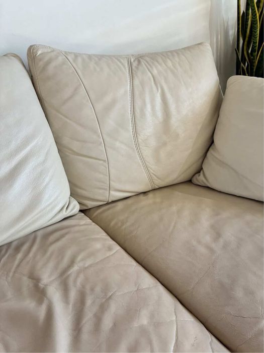 Kanapa / sofa / wypoczynek  ecru rozkładana