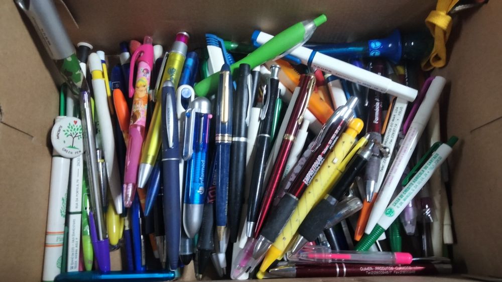 Coleção de canetas/esferográficas