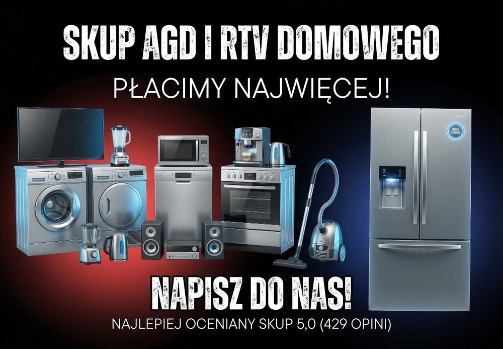 Skup AGD i RTV – GOLDEN NIKO: Płacimy Najwięcej za Twój Sprzęt!