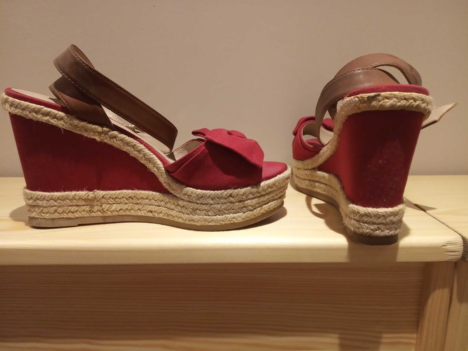 Sandały na platformie, espadryle Graceland, r.37