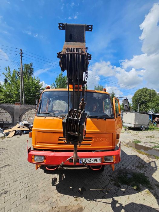 Żuraw samoch. LIAZ 10T 4x4 + reduktor +blokady mostów -jedyny w Polsce