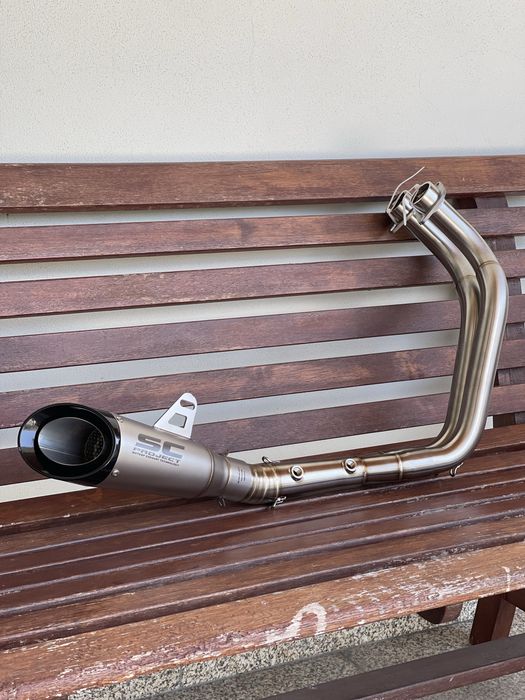 Escape em inox para Yamaha MT 07, 2025 2 sondas