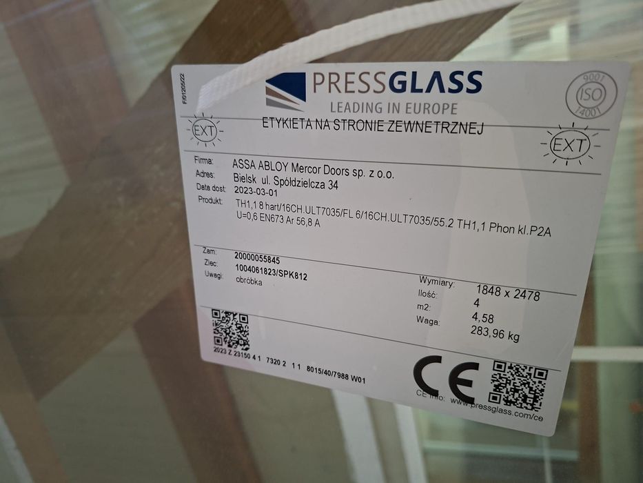 Szyby 4 szybowe szkło bezpieczne