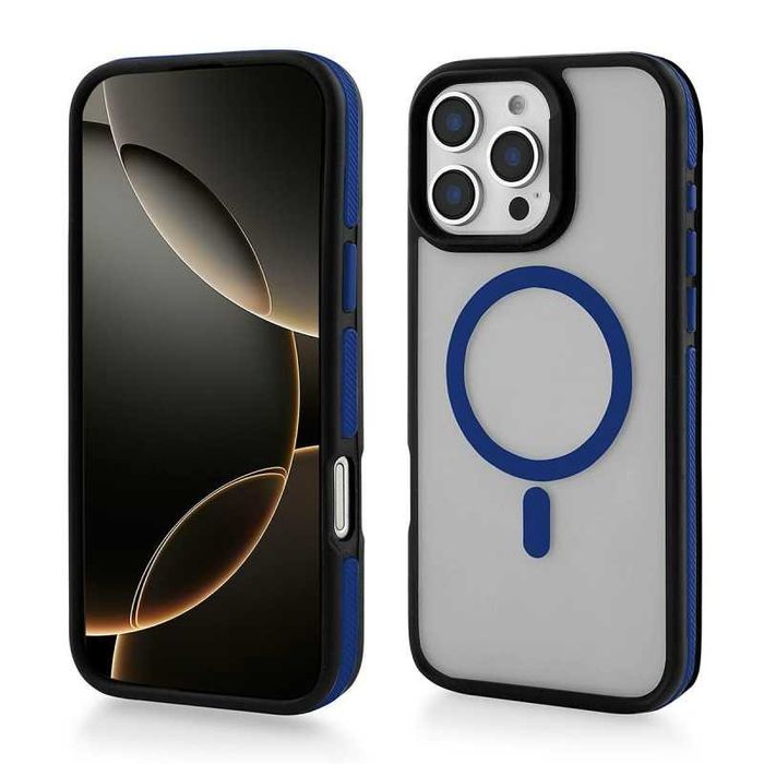 Etui MAGARMOR do Apple iPhone 13 PRO MAX granatowy  MagSafe