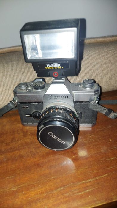 Máquina fotográfica analógica